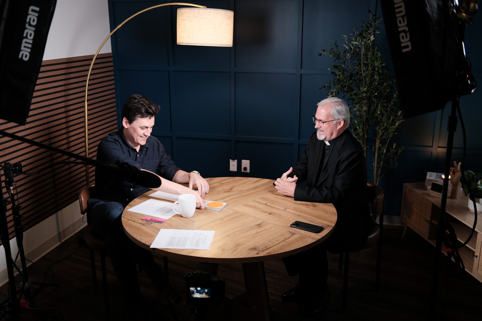 The Faith & AI Project — on set