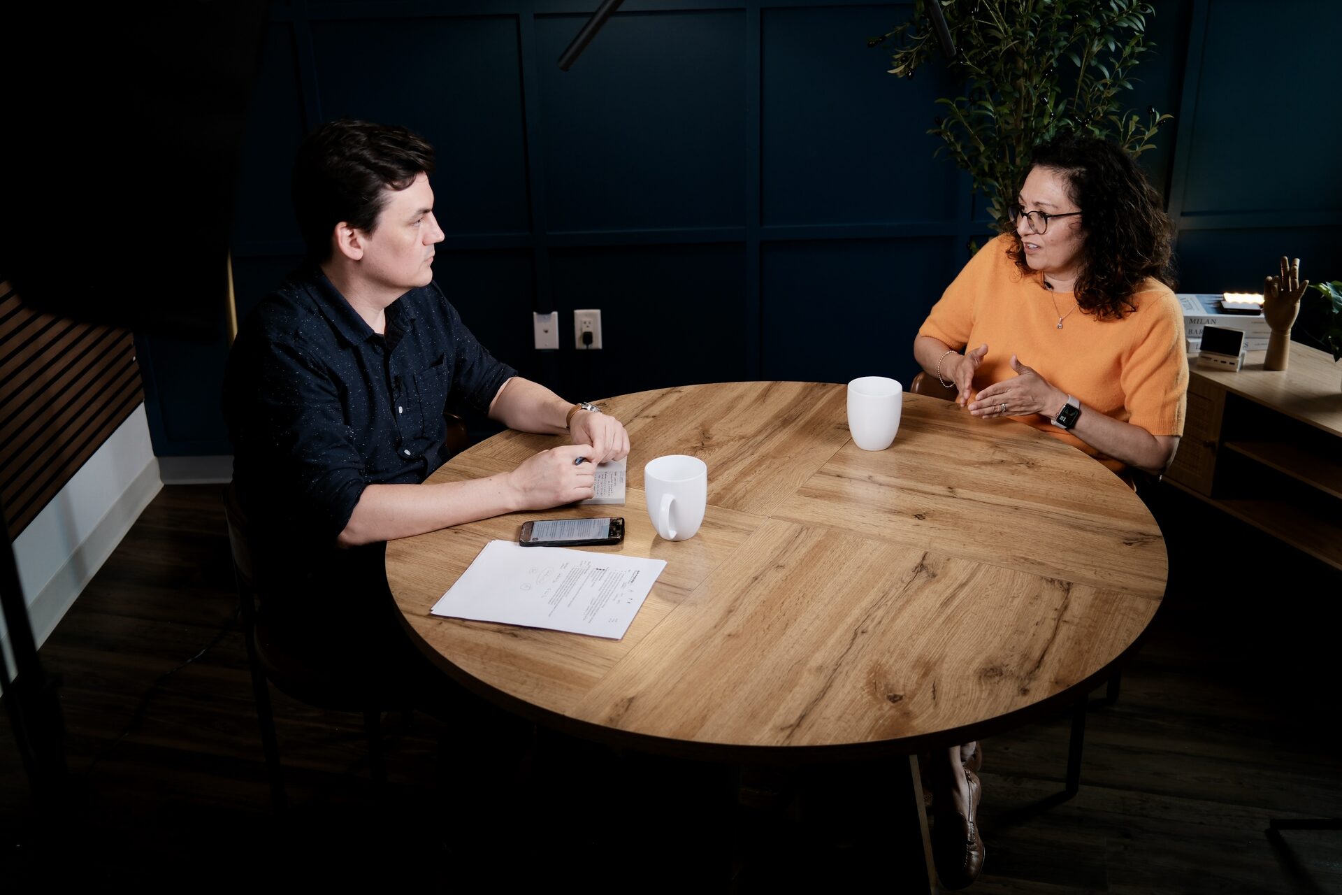 The Faith & AI Project — on set