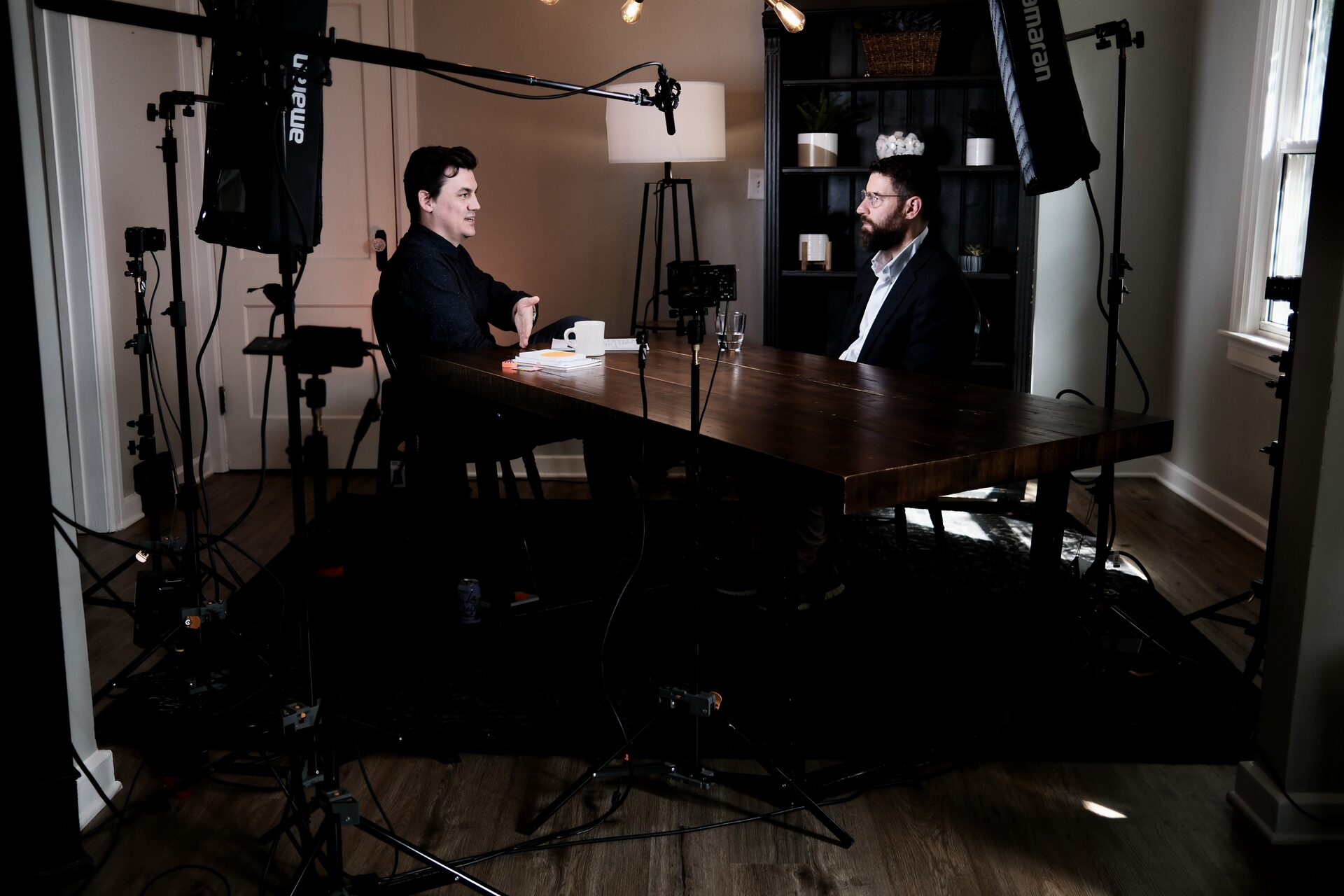 The Faith & AI Project — on set